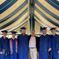 OSH graduates with Dr. Dave Huizen